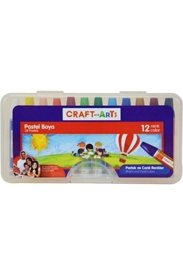 And Arts Pp Box Pastel Paint - 12 Pieces U1912