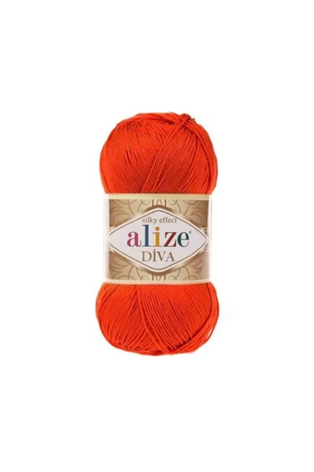 Diva 37- Oranj Örgü Ipi (5 ADET) - 1