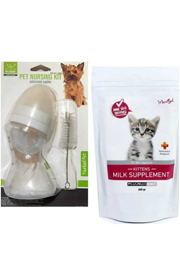 Yavru Kedi Süt Tozu + Lüx Biberon Seti 180 ml - 1