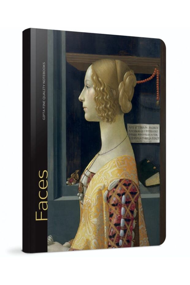 Faces Hard Cover 120 Sheets Lined Notebook 13x21 - 1