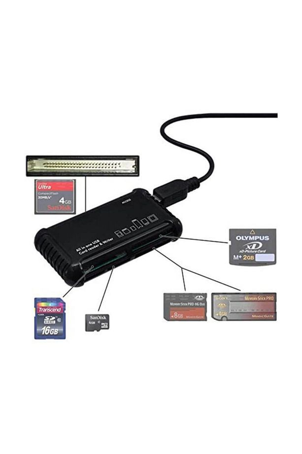 Compact Flash Cf Çoklu Kart Okuyucu Sd Mmc Cf Ms - 1