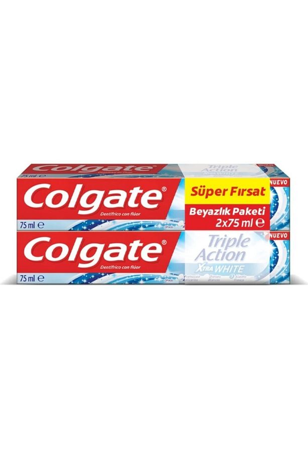 Triple Action Extra White Diş Macunu 75 Ml 2'li - 2