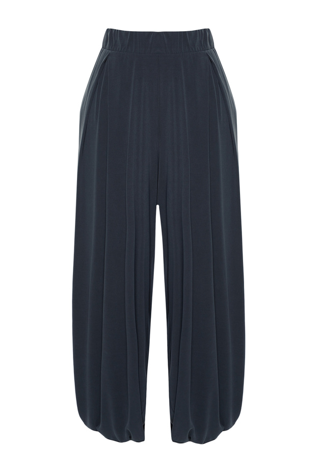 More Sustainable Antrasit İçerikli Havuç/Şalvar Modal Premium Örme Pantolon TWOSS24PL00094 - 11
