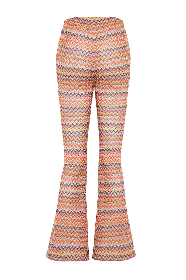 Geometrik Desenli Örme Plaj Pantolon TBESS24PL00000 - 11