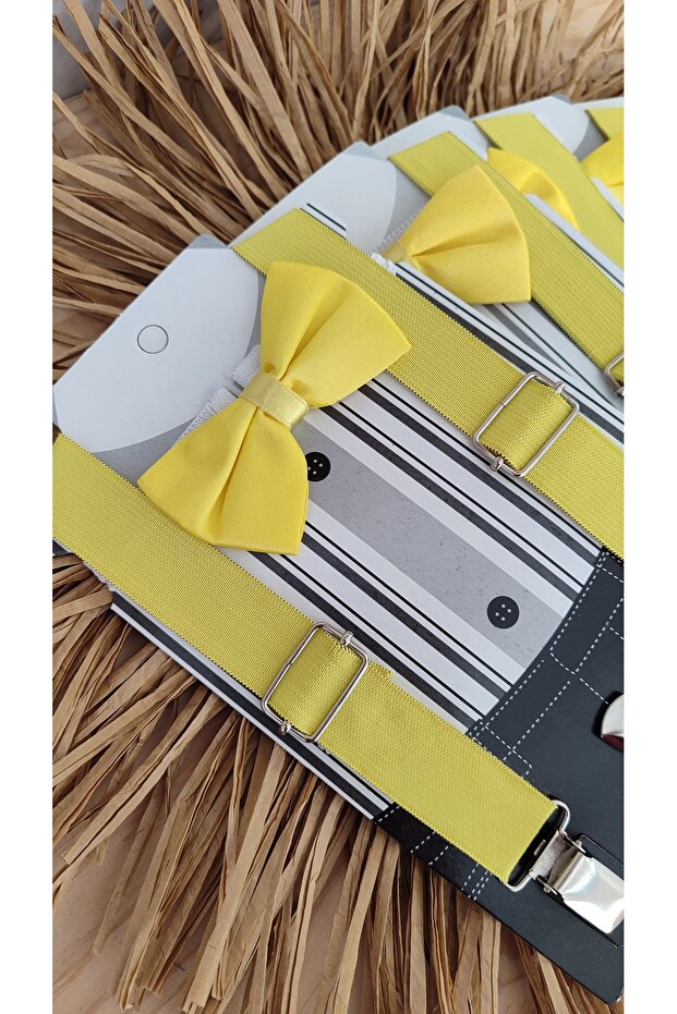 5li Sarı Papyon Askı Seti - 2