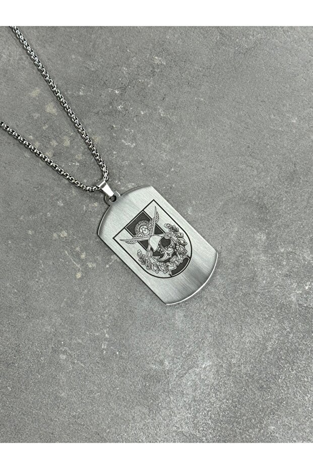 TSK Logolu Çelik kolye - 2