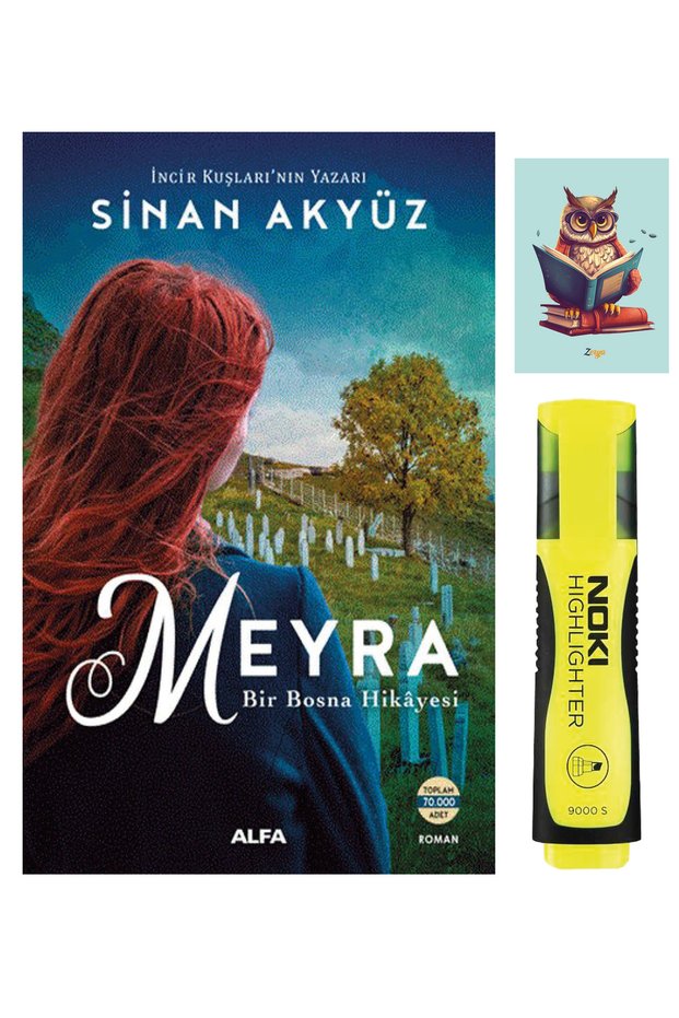 Meyra - Bir Bosna Hikayesi - Sinan Akyüz 9786050381108 Sarı Fosforlu Kalem - Not Defterli Seti