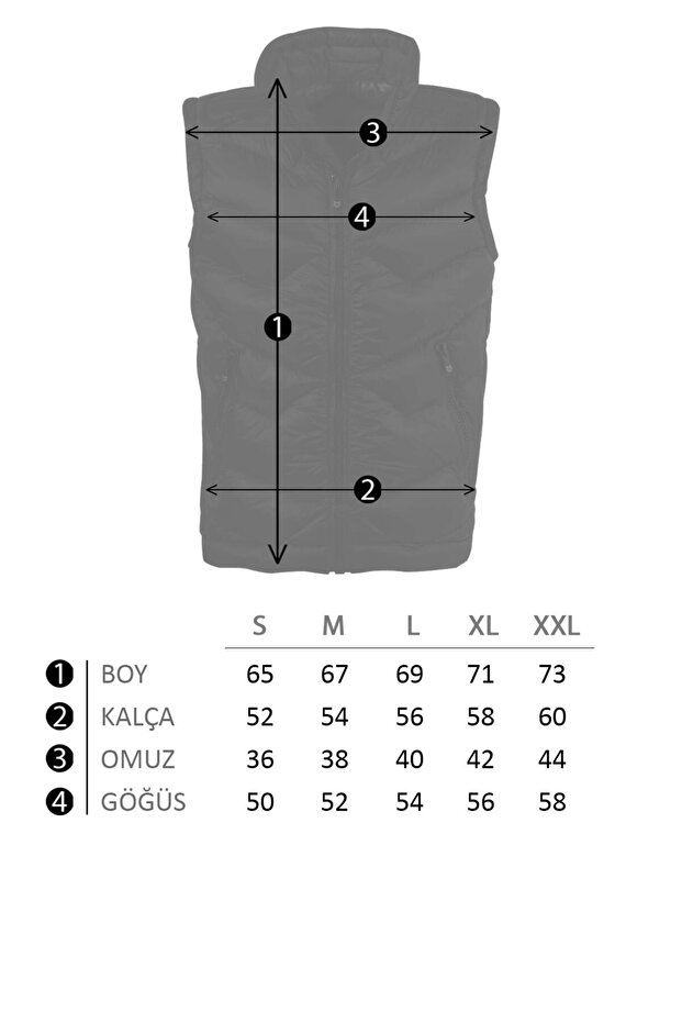 Gizli Cep Kapaklı Şişme Yelek Paris PLDP 2966 - 6