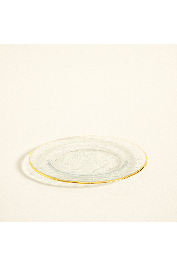 Ice Tabak 22 Cm Transparan/altın - 7