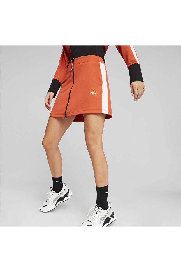 T7 Forward History Women's Orange Skirt