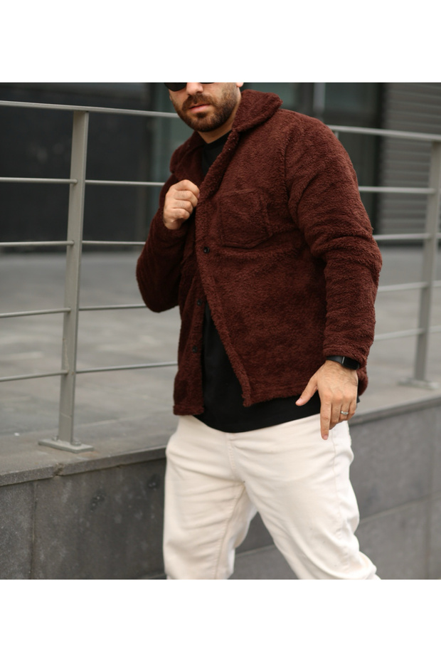 CEPLİ PELUŞ GÖMLEK - 4