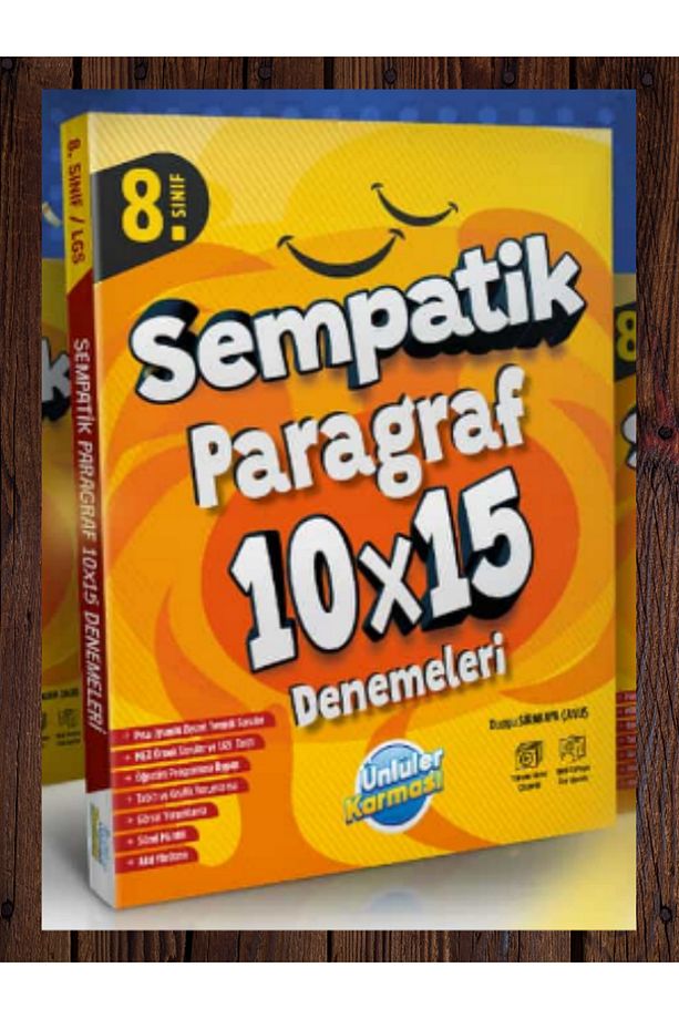 ÜNLÜLER KARMASI 8. SINIF SEMPATİK PARAGRAF 10X15 DENEMELERİ - 6