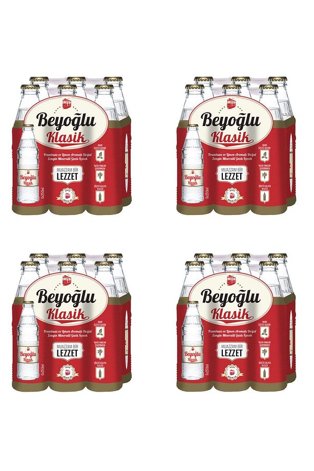 Gazozu Klasik Karışık Meyve Aromalı 250 Ml X 24 Adet - 1