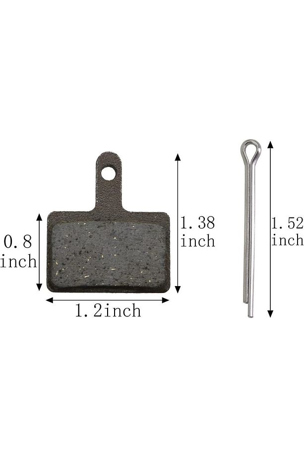 2 Set Bisiklet Hidrolik Mekanik Disk Kaliper Fren Balatası Shimano Model Bisiklet Balata - 3