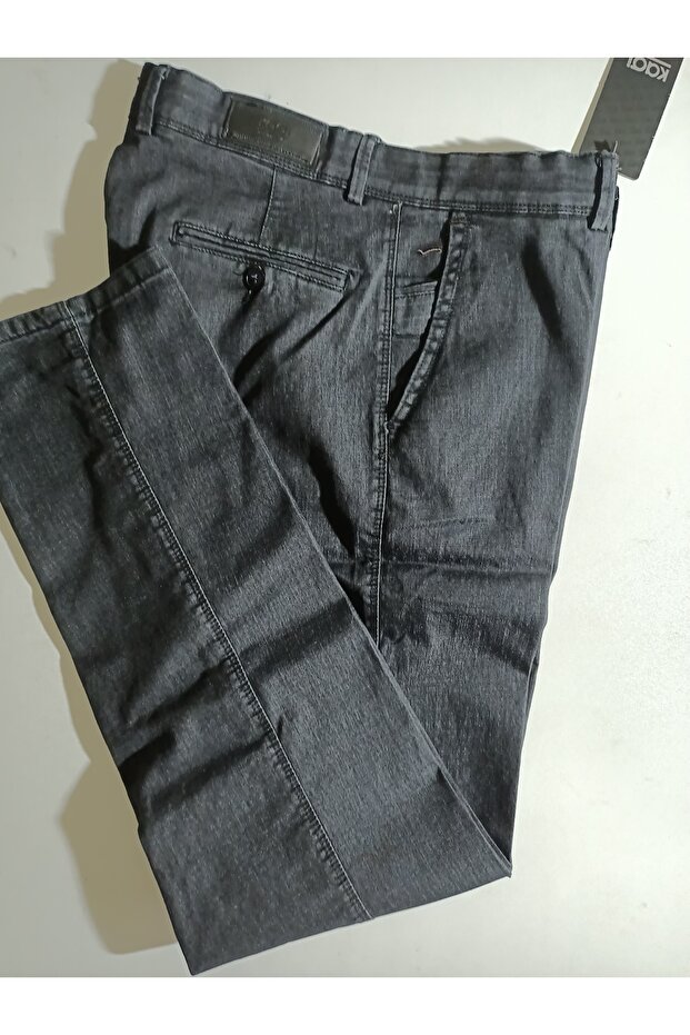 kagi klasik yan cep kot pantolon - 3