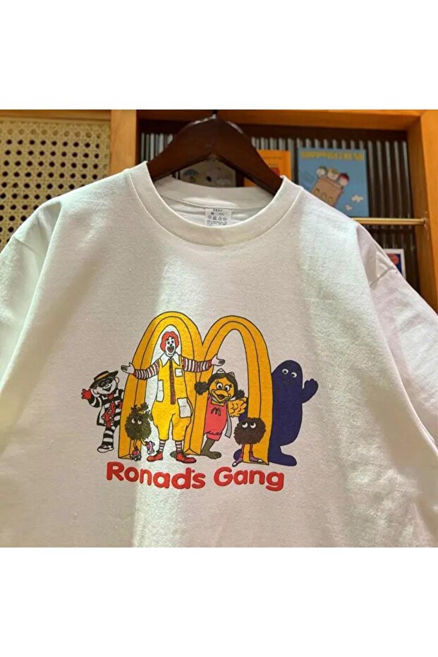 Ronad's gang Detail Unisex Oversize Fit T-Shirt