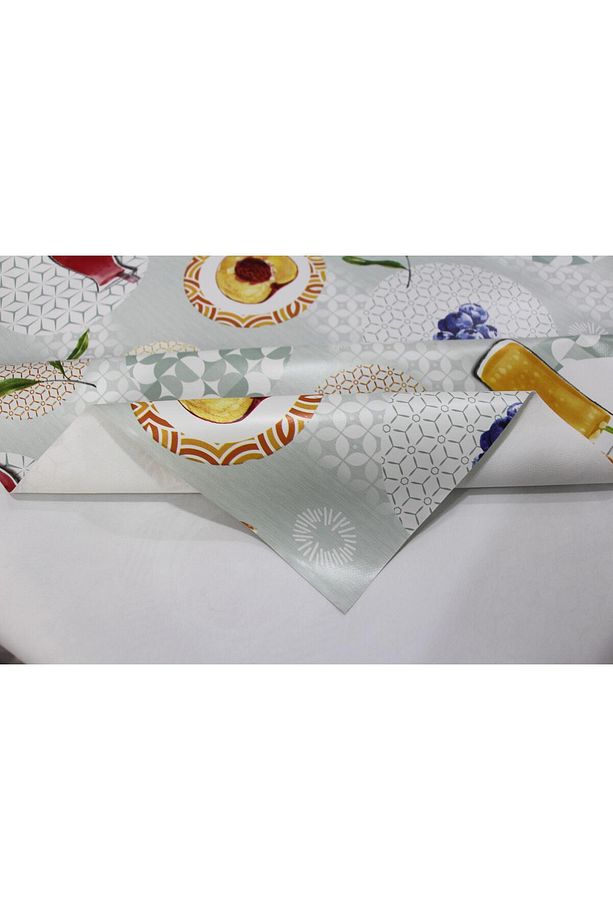 Astarlı Silinebilir Pvc Muşamba Masa Örtüsü 1215-1 - 4