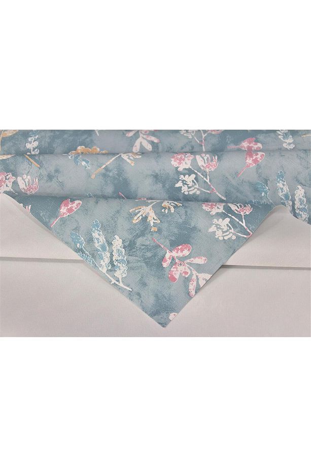 Elyaf Astarlı Silinebilir Pvc Muşamba Masa Örtüsü 1156-1 Pastelyaprak - 4