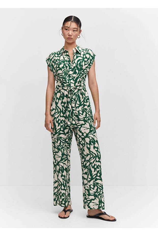 Kuşaklı, Desenli Tulum - 2