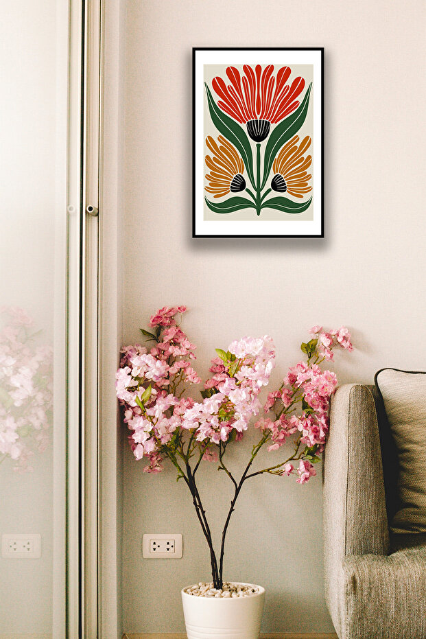 Stylish Wall Artwork, Home, Bedroom, Living Room, Office Frame-Styled Aesthetic Boho Mdf Wall Decor