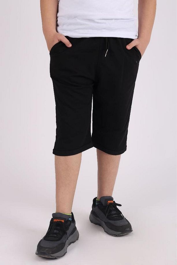 Erkek Çocuk Basic Double Paça Cepli Şort Kapri - 3