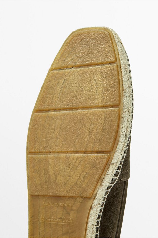 Kalın süet espadril - 4