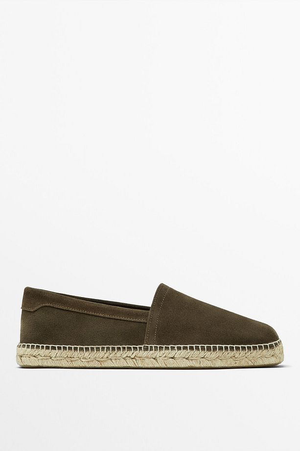 Kalın süet espadril - 1