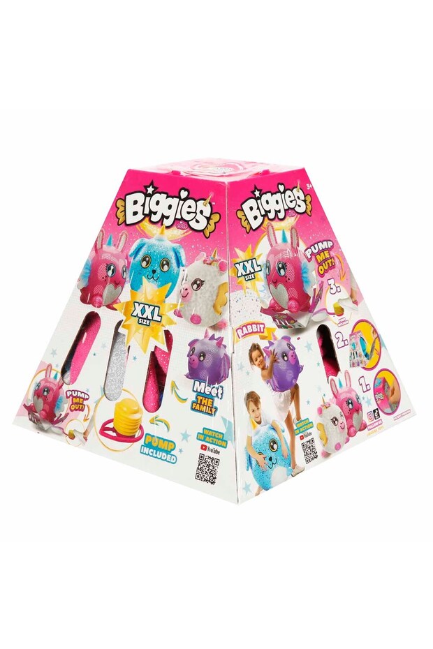 Biggies Inflatable Plush Rabbit XXL - 8