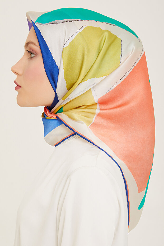 ARMİNE İPEK EŞARP 9125D (TWİLL) - 2