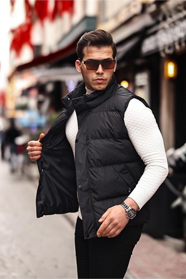 Gizli Cep Kapaklı Şişme Yelek Paris PLDP 2966 - 3