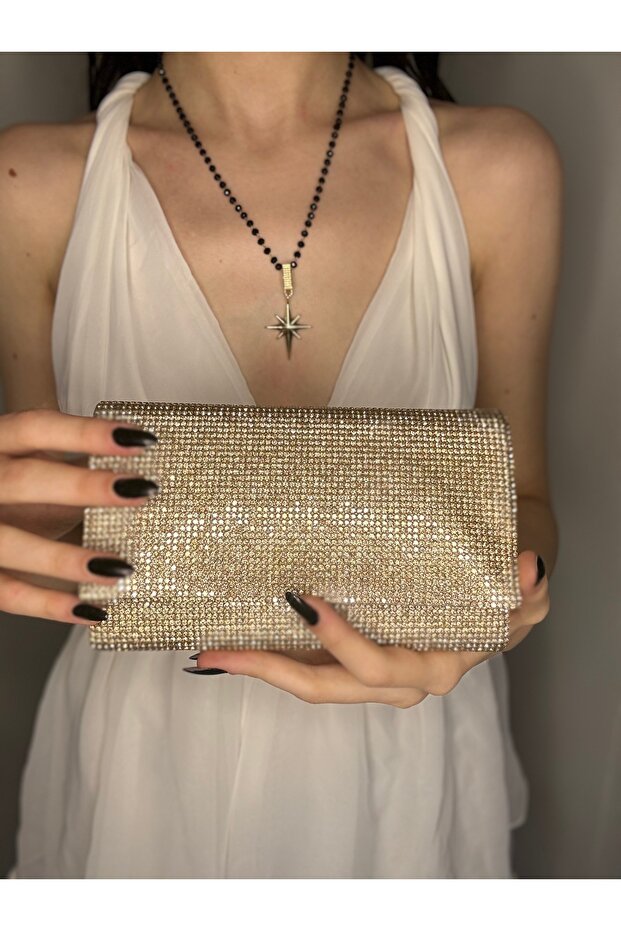 EVENING DRESS BAG MINI ALL STONES 450