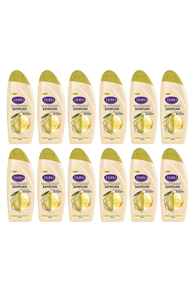 Zeytinyağı&Kolajen Kuru ve Normal Saçlar için Şampuan 12x500 ML - 2