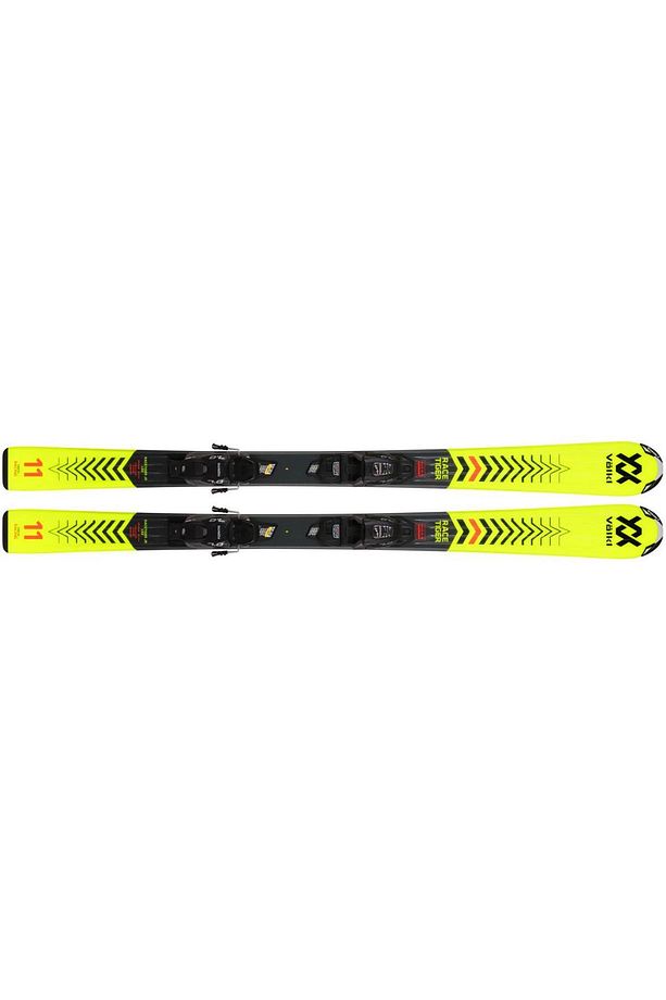 JR Racetiger Sarı VMotion  Kayak + 4.5 VMotion JR  Bağlama 90 CM - 4