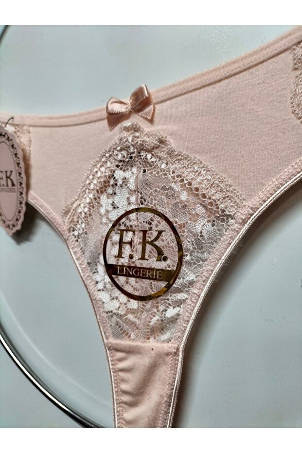 Lace Detailed Cotton Brazilian Imported Panties
