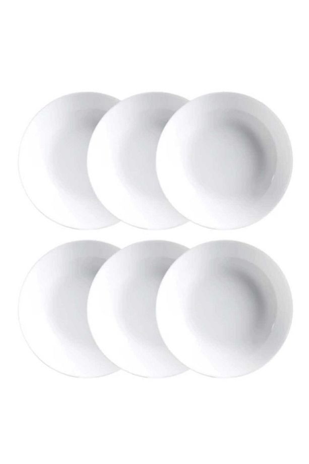 Diwali White 6 Adet Yemek Tabağı - 2