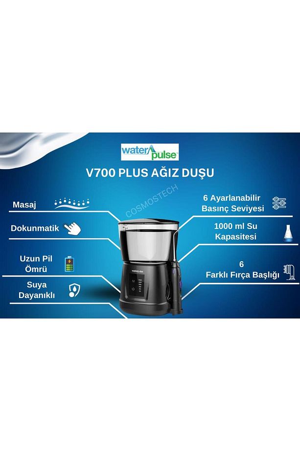 Wp-v700plus-w Water Flosser Profesyonel, Masajlı, 1000ml Diş/protez Bakım Ve Ağız Duşu Si - 3