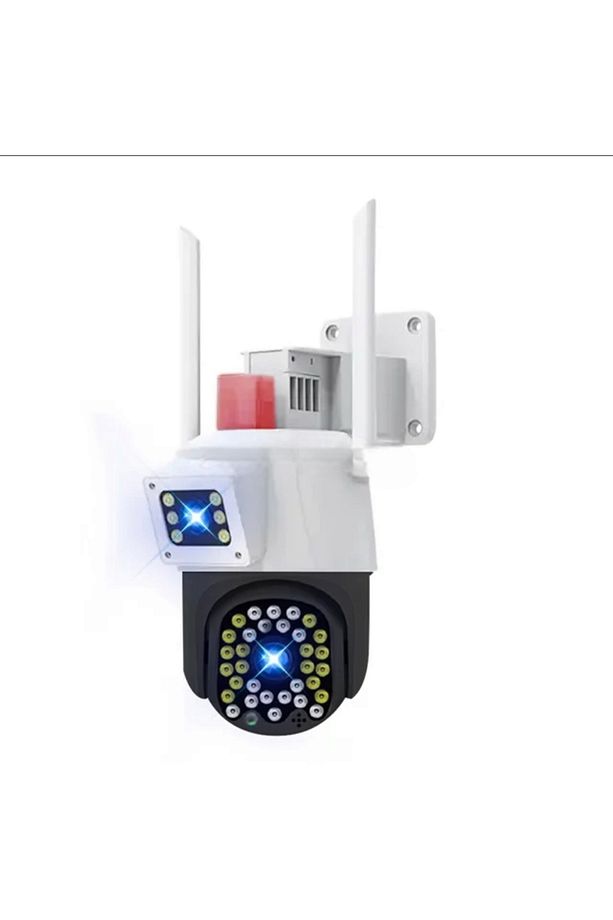 Çift Kameralı Polis Çakarlı Dış Mekan Wifi Kamera Yoosee Uygulama - 3