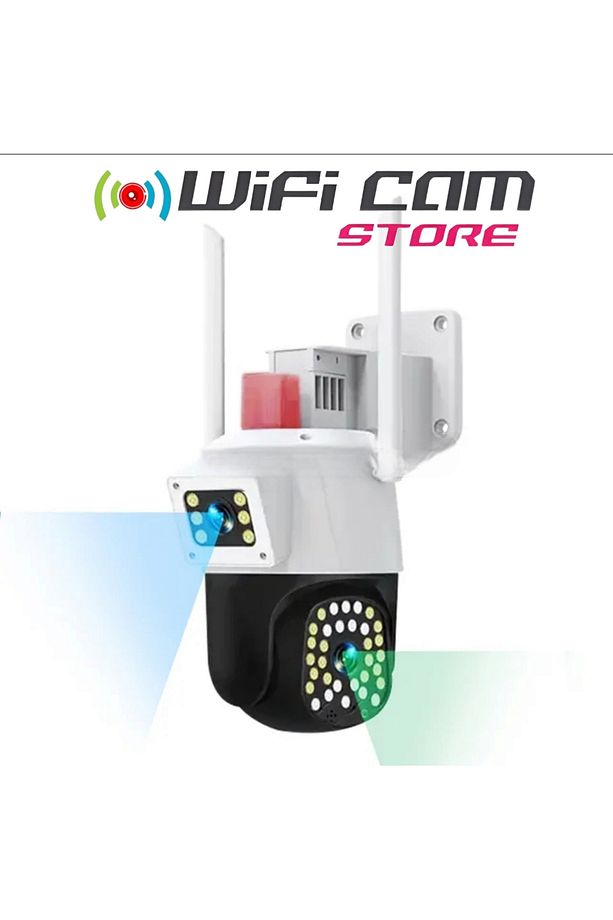 Çift Kameralı Polis Çakarlı Dış Mekan Wifi Kamera Yoosee Uygulama - 4