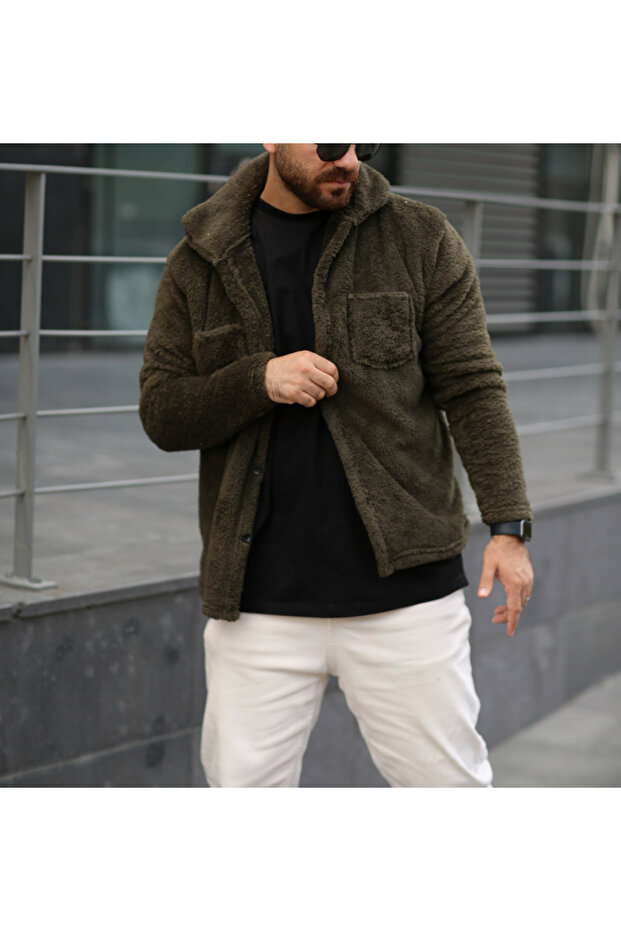 CEPLİ PELUŞ GÖMLEK - 4