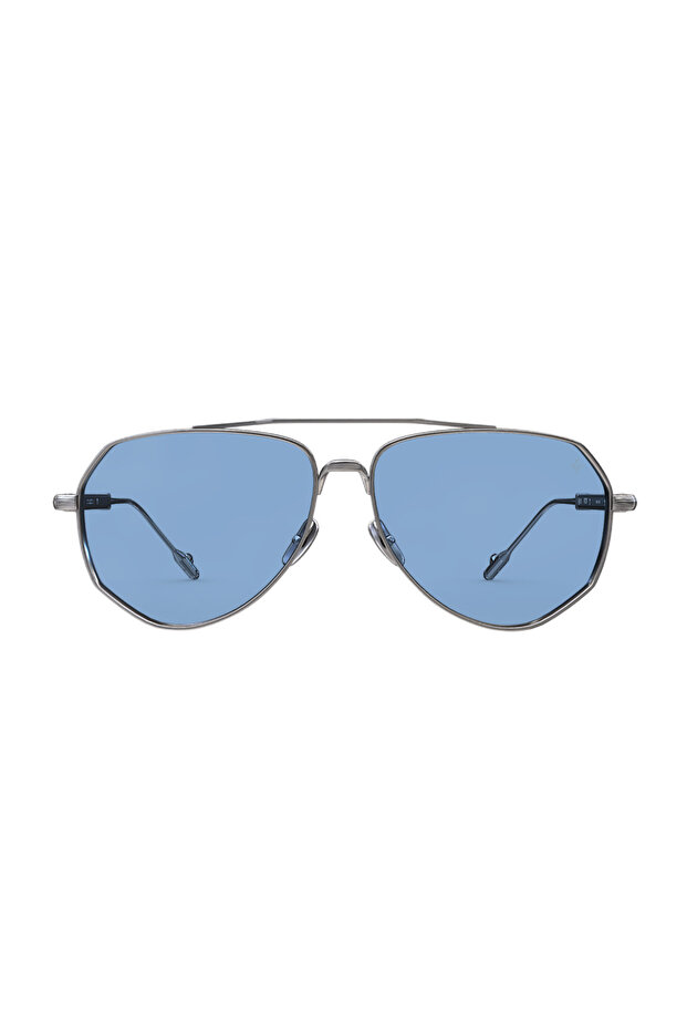 Sunglasses N27 Silver Jelly Blue