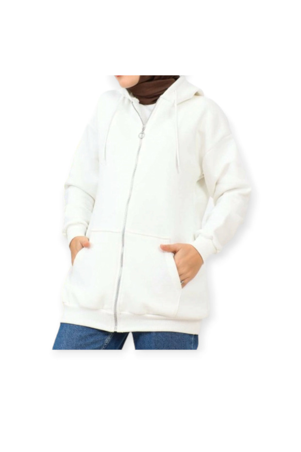 Hooded Three Thread Raised Sweatshirt