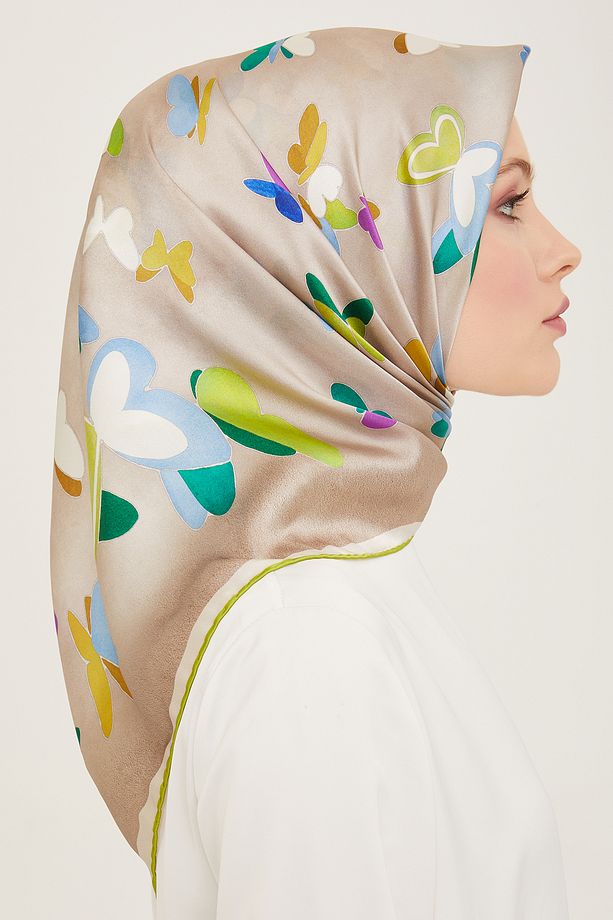 ARMİNE İPEK EŞARP 9146D (SURA) - 3