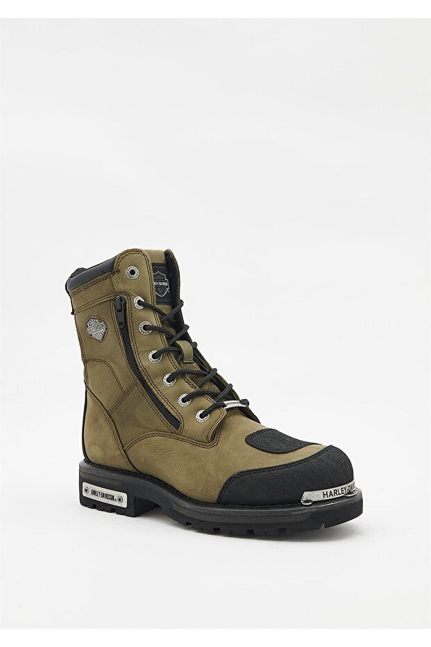 Harley-davidson Riddick Erkek Yeşil Nubuk Bot - 2