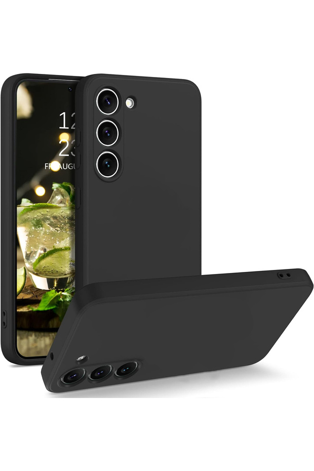 Samsung Galaxy S23 Compatible Luxury Camera Protection Launch Case with Velvet Inside