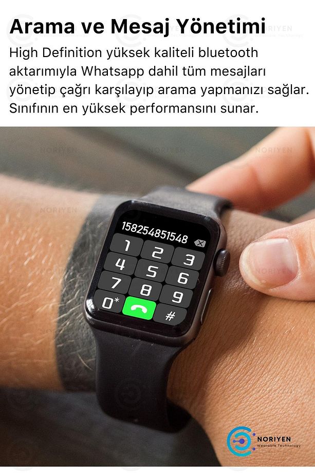 T500 Plus Yeni Seri Spor Ve Sağlık Sensörlü Ios Android Uyumlu Nabız Ve Tansiyon Ölçer Akıllı Saat - 6