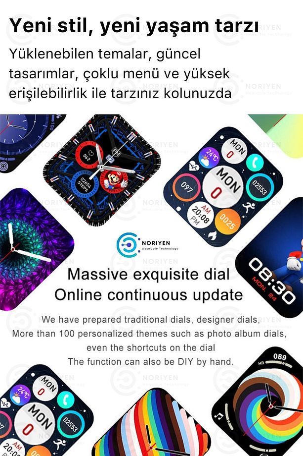 T500 Plus Yeni Seri Spor Ve Sağlık Sensörlü Ios Android Uyumlu Nabız Ve Tansiyon Ölçer Akıllı Saat - 8