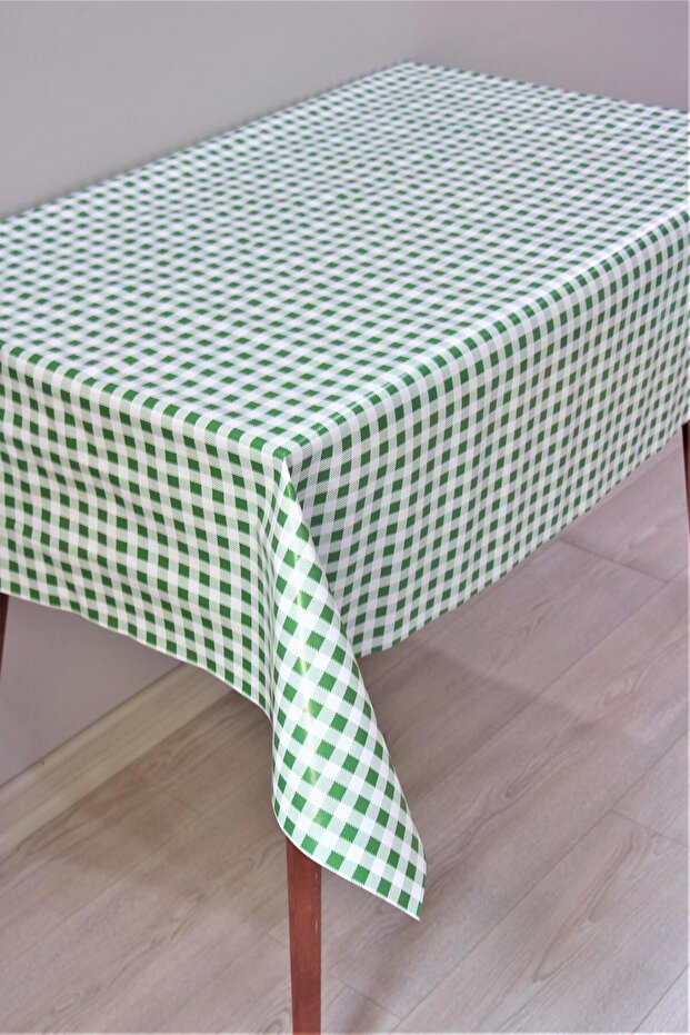 مفرش طاولة صغير من القماش الزيتي مبطن بالألياف وقابل للمسح - 3