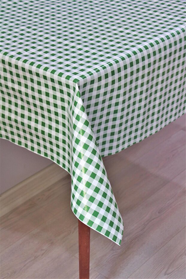 مفرش طاولة صغير من القماش الزيتي مبطن بالألياف وقابل للمسح - 2