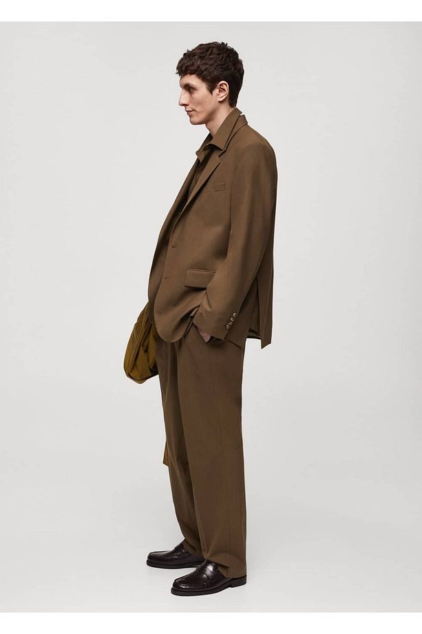 Regular kesim cold wool blazer ceket - 7