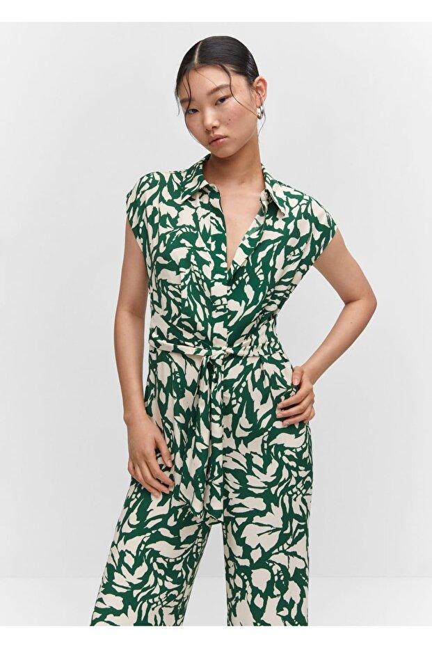 Kuşaklı, Desenli Tulum - 1